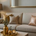 metallic accents at home