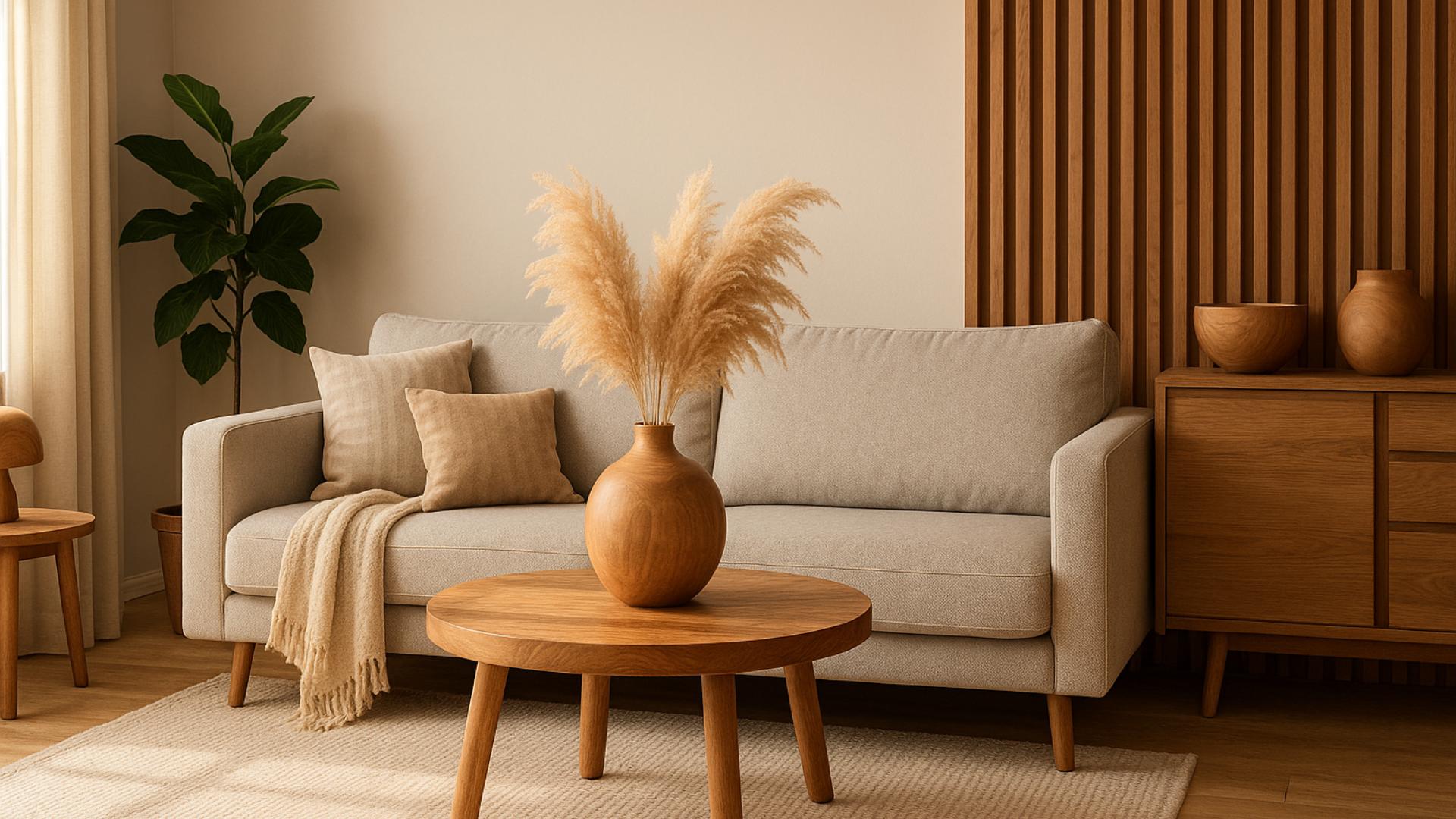wooden elements decor