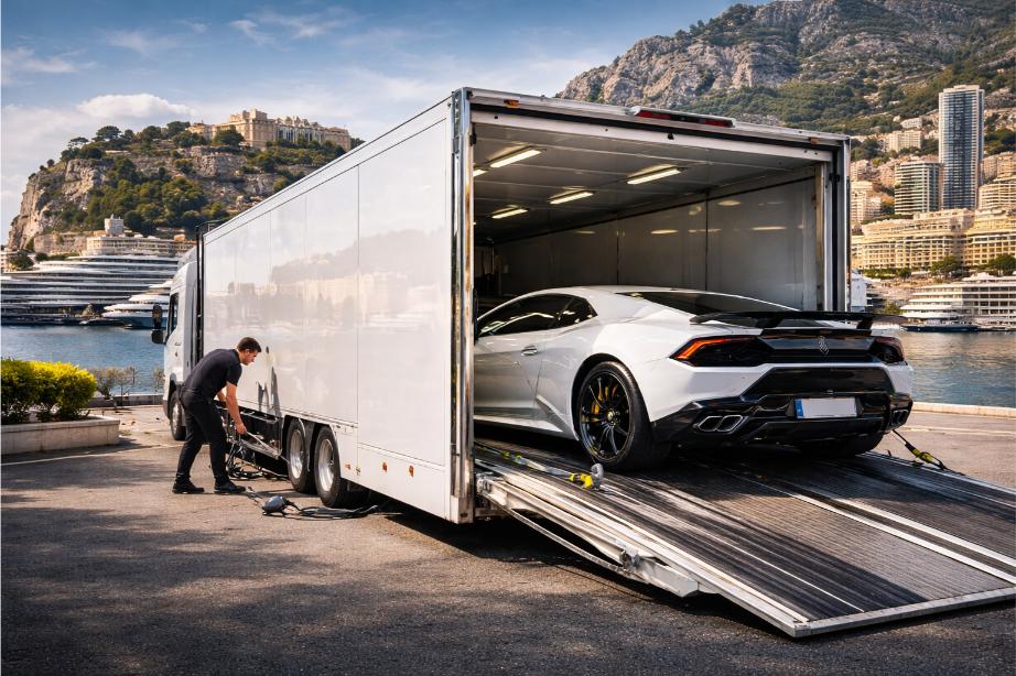 luxury car transport monaco
